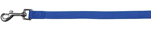 Kerbl Pet Hundeleine Miami mit Softgriff | Blau, 100 × 2 cm, robuste Nylonleine mit weichem Griff, wasser- und schmutzabweisend