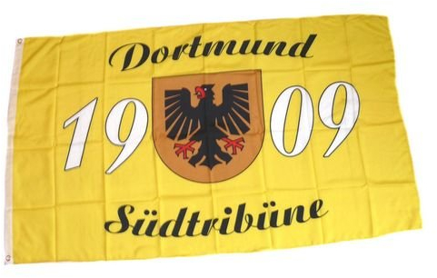 Fahne/Flagge Dortmund Südtribüne Fan 90 x 150 cm