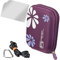 Pedea Kameratasche für Sony DSC-WX350, DSC-HX5 / Nikon Coolpix S7000 / Panasonic Lumix DMC-LF1 / Canon PowerShot SX610 HS/Samsung WB35F mit Displayschutzfolie, lila