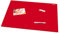magnets4you Glas-Magnettafel/Magnetboard mit Stift und Magneten rot | 60 x 40 cm | beschreibbar | für Küche, Wohnen und Büro
