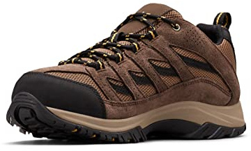 Columbia Men's Crestwood, Low Rise Trekking and Hiking Shoes, Dark Brown/Baker, 8.5 Regular