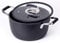 DaTerra Cucina - 5 Qt Nonstick Ceramic Dutch Oven Pot with Lid – Lightweight Nonstick Pot with Dual Handles, Perfect for Soup, Pasta, Sautéing, Searing, Induction & Stovetop Safe - Black