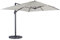 Azuma Roma 4M x 3M Extra Large Garden Parasol Cantilever Sun Shade Umbrella - Silver