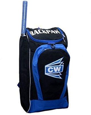 CW Backpak Sporttasche, Cricket-Tasche, Sportrucksack, Cricket-Tasche, Blau / Schwarz