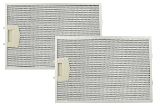 vhbw 2x Filter Metallfettfilter kompatibel mit Bosch DKE685CI/01 | DKE685C/03, DKE685C/02, DKE685C/01, DKE685T/02, DKE685T/01 Dunstabzugshaube, Metall
