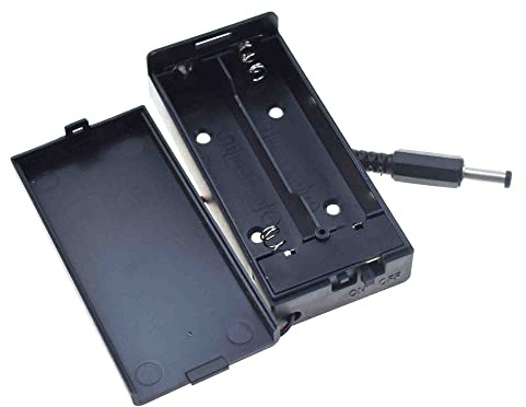 5pcs 18650 Cases 1X 2X 3X 4X 18650 Battery Holder Storage Box Case 1 2 3 4 Slot Batteries Container With Wire Lead orWith pin or DC header (18650-x2-cover-DC)