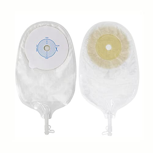 MJZYP Stoma-Kolostomie-Zubehör, 1-teiliges Premium-Medikamentenbeutel Stomabeutel, Hautfreundliche Reinigung Kolostomiebeutel (Max. Schnitt 45 Mm) 10 STÜCKE
