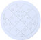 Vepoty White Blank Puzzle DIY Round Blank Puzzle Kinder Malen Coloring Puzzle Pieces Board für DIY School Project