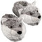 alles-meine.de GmbH Plüsch Hausschuhe _ Größe frei wählbar _ Hund / Husky / Wolf - Größe Gr. 34 - 45 EU _ schön warm _ Kuschel - für Kinder & Erwachsene - ABS Sohle rutschfest -..