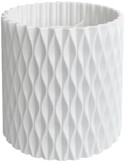 Drehbar Stiftehalter Make-up Pinselhalter Organizer, 360 Grad Drehbarer Stifte Organizer Mit 5 Fächern, Schreibtisch Kosmetik Aufbewahrungshalter Für Waschtisch Badezimmer Schlafzimmer Büro (Weiß)