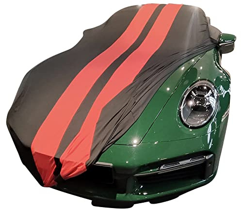 Star Cover Indoor Autoabdeckung kompatibel mit Porsche 911 (992) Cabrio SUPER Soft Stretch