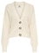 JdY Damen Strickjacke JDYJusty gestrickte Damenjacke Cardigan mit Knopfleiste 15200418 Eggnog XXL