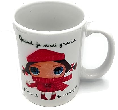 udc Labeltour - Mug Quand Je Serai Grande, J'irai à la Montagne