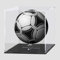 UoYeet Football Vitrine mit Ballhalter, klare Display-Box für Fußball, Soccer und Volleybälle in Originalgröße, Präsentation von Sport-Memorabilien