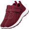 AZMAHT Scarpe Donna Strappo Scarpe per Anziani Donna Scarpe Piedi Gonfi Donna Scarpe Estive Anziani Scarpe Pianta Larga,Rosso,41/255mm