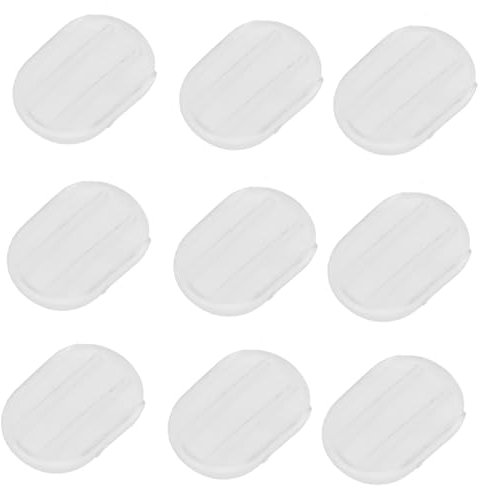 COHEALI Unsichtbare Ohrringverschlüsse 50 Stück Ohrring-aufnäher Zum Anklipsen Sicherheitspolster für Ohrringe Bequem für Modeschmuck