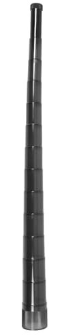 Zerodeko Waterproof Umbrella Protective Cover Retractable Umbrella Case Cantilever Umbrella Protection Foldable Adjustable Large Parasols Compact Umbrella Umbrellas for Adults Plastic Black