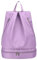 Wasserdicht Turnbeutel Faltbar Sportbeutel Wasserabweisend - Violett Sport Rucksäcke mit Schuhfach Große Kapazität Sportrucksack mit Bodenfach für Junior - JSB10320