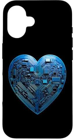 iPhone 16 Valentine Motherboard Microchip Circuit IT Computer Graphic Case