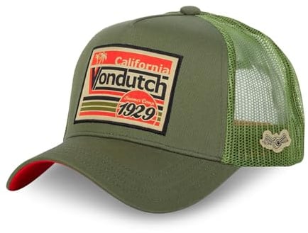 Von Dutch Kappe für Damen & Herren, verstellbar, Trucker-Kappe, Surfmütze