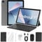 TUOHAITIME Tablet, 10 inch Android 15 Tablets with Keyboard, 6GB RAM 64GB ROM 1TB Expand, 1280x800 Touch Screen, Quad-Core Processor, 6000mAh Battery, Dual Camera, WiFi 5,Bluetooth 5.0