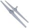 SPARES2GO Upper and Lower Spray Arm for Currys Essentials CDW60B18 CDW60S18 Dishwasher