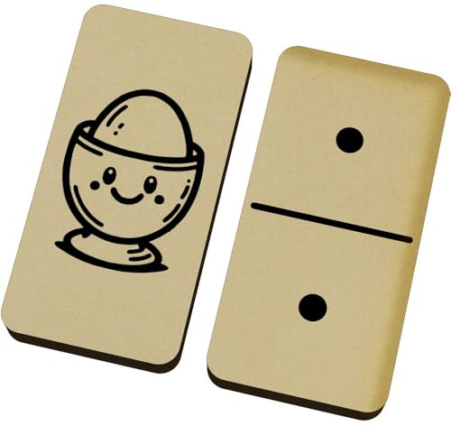 Azeeda 'Happy Egg Cup' Domino Set & Box (DM00052928)