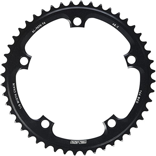 Sram Road Unisex – Erwachsene Kettenblatt Track, Schwarz, Einheitsgröße