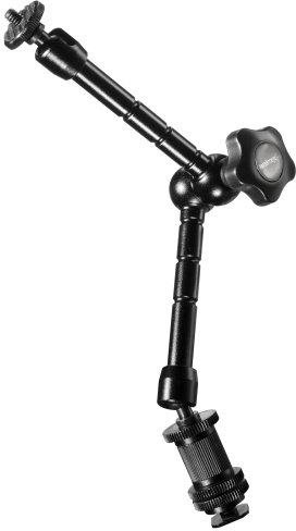 Walimex Pro Swivel Arm Magic 28 DSLR-Gelenkarm (Auslegearm für Videostative, DSLR Rigs, Dollys und Aufnahmetische), Schwarz