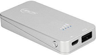 Arctic Cooling Power Bank 2000 Externe Batterien (Silber, Digitalkamera, GPS, Kopfhörer, Handy, MP3, MP4, Tablet, Universal, Lithium Polymer, 2000 mAh, 5 V, 4,21 cm)