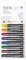 Rico Design Textilmarker / Textilstifte Basic 8 Farben - Stoffmalfarben ideal zum Malen für Kinder, Schüler & Erwachsene - DIY