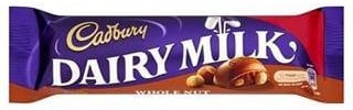 Cadbury Dairy Milk Whole Nut 49G x Case of 48