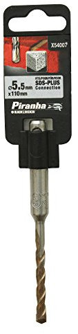 Piranha X54007-QZ 5.5mm SDS Drill Bit Connection Flute