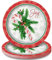 Unique 49814 Zuckerstangen-Weihnachtsparty-Teller, 18 cm