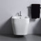 Kiamami Valentina - Bidet Sospeso Serie Alimonta | Design Essenziale | Forme Squadrate | Ceramica | Larghezza 36.30 cm, Altezza 35 cm, Profondità 50 cm