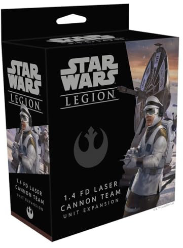 Atomic Mass Games | Star Wars Legion: Rebel Expansions: 1.4 FD Laser Cannon Team | Unit Expansion | Miniatures Game | Ages 14+ | 2 Players | 90 Minutes Playing Time
