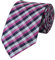 Fabio Farini - Elegante Herren Krawatte kariert - 8cm Breite in verschiedenen Farben - Schlips mit Karomuster Mehrfarbig Magenta Dunkelblau Weiß