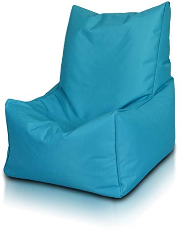 Ecopuf Solid Hochwertiger Sitzsack Sitzkissen aus Polyester 82 x 60 cm - Kissen Lounge Sessel für Erwachsene und Kinder - Gemütlicher und hochwertiger Hängesessel LEERER Pouf Himmlisches NC7