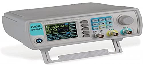 Joy-IT JT-JDS6600 - Generatore di funzioni alimentato a rete 15MHz-0.01 µHz triangolo a 2 canali, rettangolo, Sign