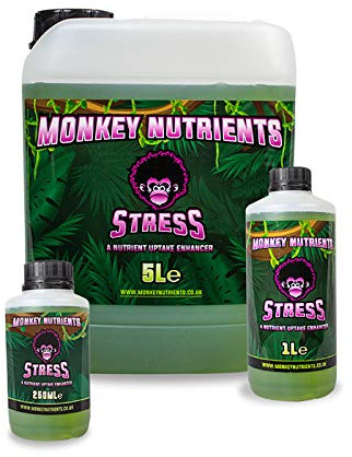 Holland Hydroponics Monkey Nutrients Stress | A Nutrient Uptake Enhancer 250ml & 1L (250ml)