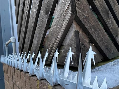 Razor Point - Anti-Climb Wall Spikes - Galvanised Finish (1.2Mtr)