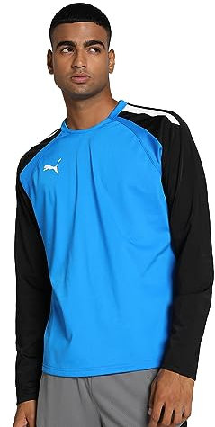 PUMA Herren Sweater, Electric Blue Lemonade-Puma Black, XL