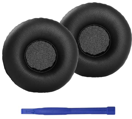 Adhiper E40BT earpads Cuscinetti per Cuffie Padiglioni Auricolari Parti di Riparazione Cuscinetti Auricolari di Ricambio Compatible with JBL Synchros E40BT E40 S400 T450 Cuffie (Nero)