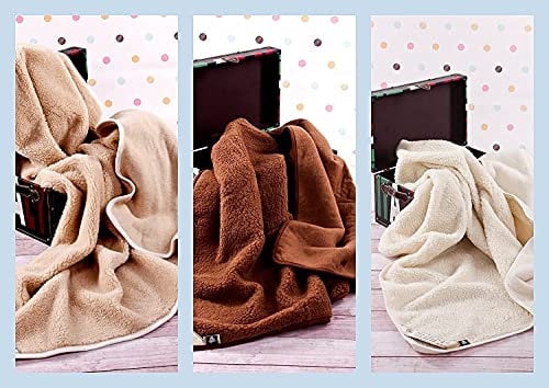 Wolldecke Schurwolldecke, Gewichtsdecke,Merino Wolldecke Schurwolle 250x200 cm - Kuscheldecke aus 100% Merino Schafwolle - Flauschige Decke Wolle Beschwerte Decke (Creamy, 250 x 200)
