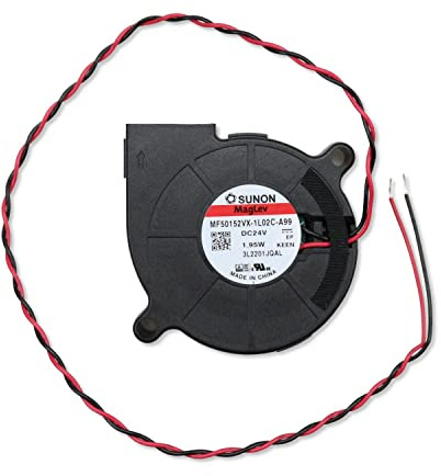 Sunon Ventilateur radial 5015 24 V réglable Vapo Stockage MF50152VX-1L02C-A99 Ventilateur de construction 3D Imprimante Blower Fan gris