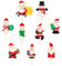 Weihnachtsdeko Figuren, 18 Stück Weihnachtliche Minifiguren Cake Topper, Weihnachten Deko Figuren Party Kuchen Dekoration Lieferungen Figuren Ornamente für Weihnachts Party
