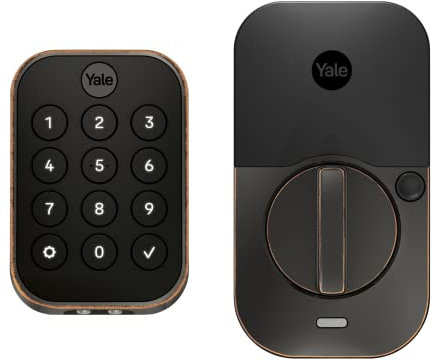 Yale Assure Lock 2 Serrure à clavier sans clé avec Z-Wave Bronze huilé