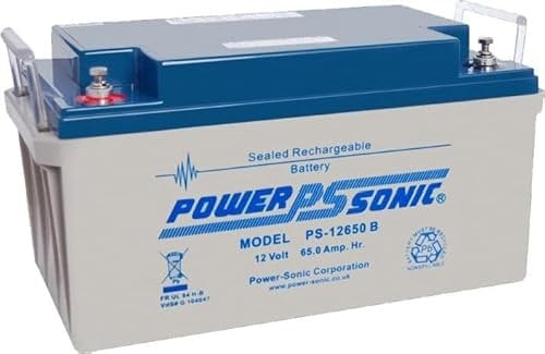 Powersonic 12v-65ah mobility scooter battery,fully rechargeable replaces50-55ah