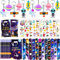 HEAWAA 44 Pezzi Spazio Forniture per Festa Bambini, Pinata Festa Compleanno Set Portachiavi Sacchetti Regalo Tatuaggi Temporanei Braccialetti per Ragazze Ragazzo Regalo Festa Compleanno