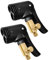 Autoventil Hebelstecker Autoventil Adapter,Auto Reifen Air Chuck Autoventil Hebelstecker Reifenventil Reifenluftfutter Luftpumpen Clip Gewindedüsen Ventil Anschluss Adapter (2 pcs, Deflatable)
